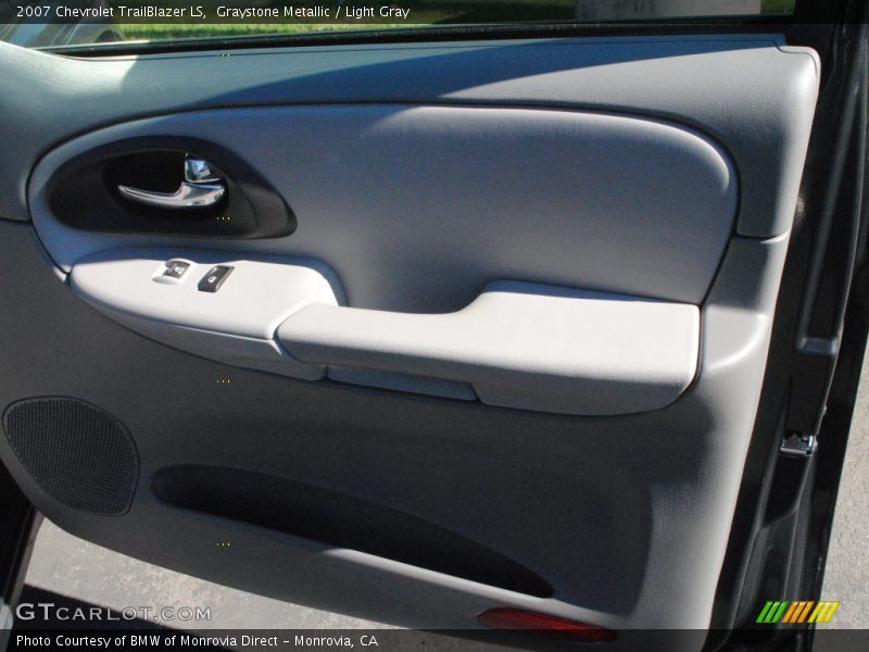 Graystone Metallic / Light Gray 2007 Chevrolet TrailBlazer LS