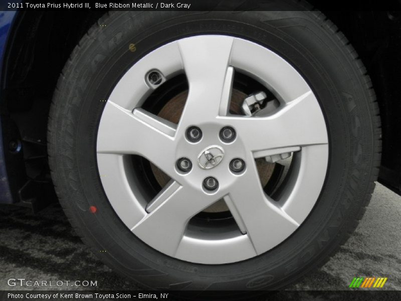 Blue Ribbon Metallic / Dark Gray 2011 Toyota Prius Hybrid III