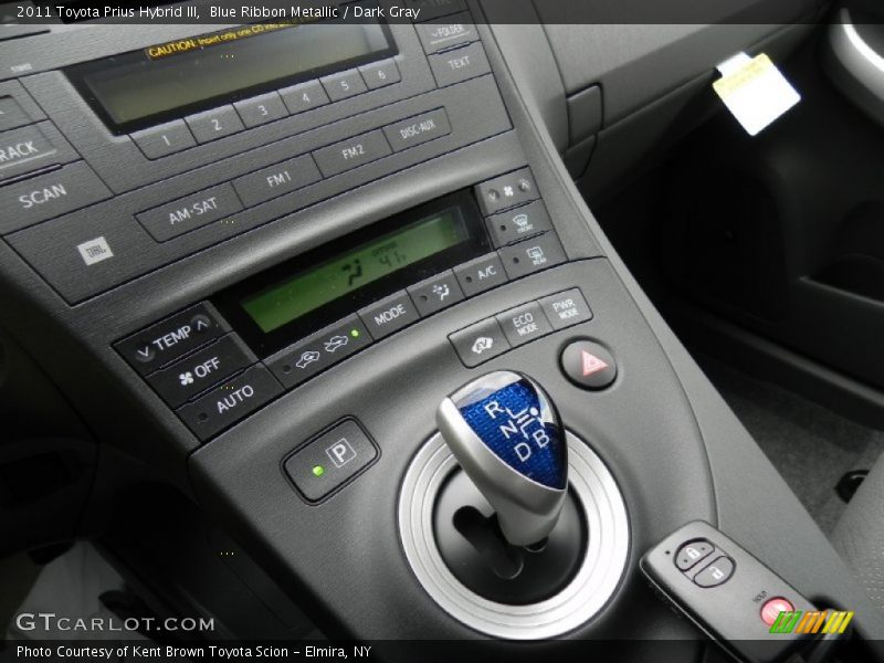 Blue Ribbon Metallic / Dark Gray 2011 Toyota Prius Hybrid III