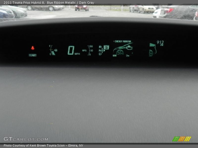Blue Ribbon Metallic / Dark Gray 2011 Toyota Prius Hybrid III