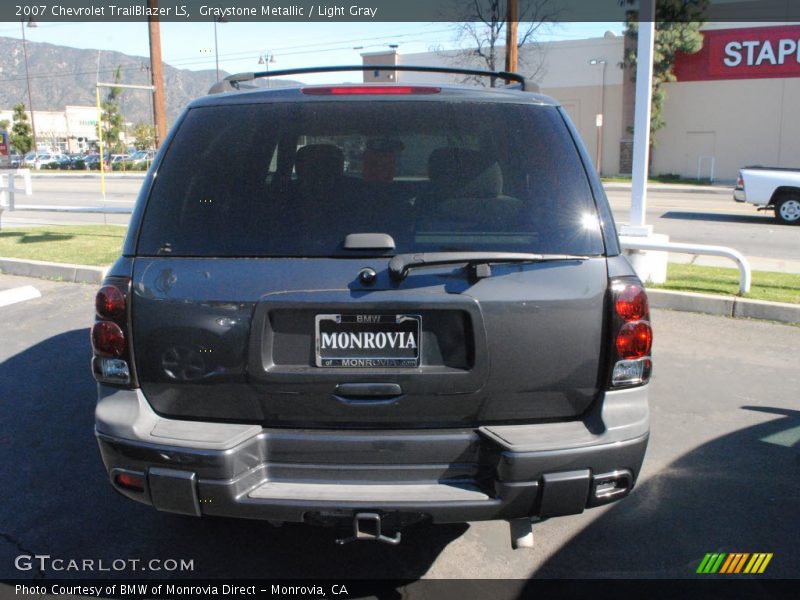 Graystone Metallic / Light Gray 2007 Chevrolet TrailBlazer LS