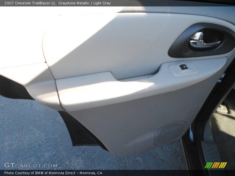 Graystone Metallic / Light Gray 2007 Chevrolet TrailBlazer LS