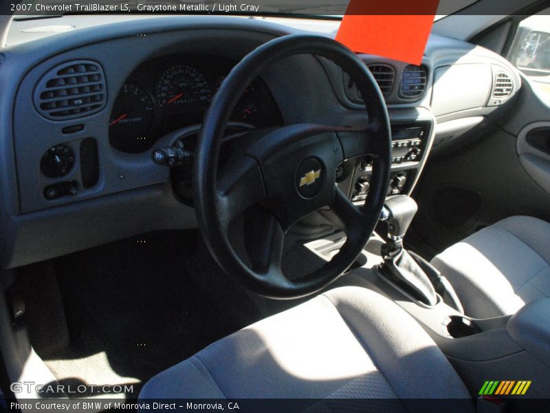 Graystone Metallic / Light Gray 2007 Chevrolet TrailBlazer LS