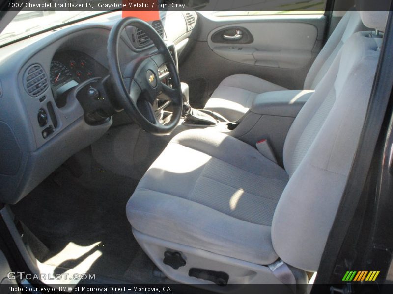 Graystone Metallic / Light Gray 2007 Chevrolet TrailBlazer LS