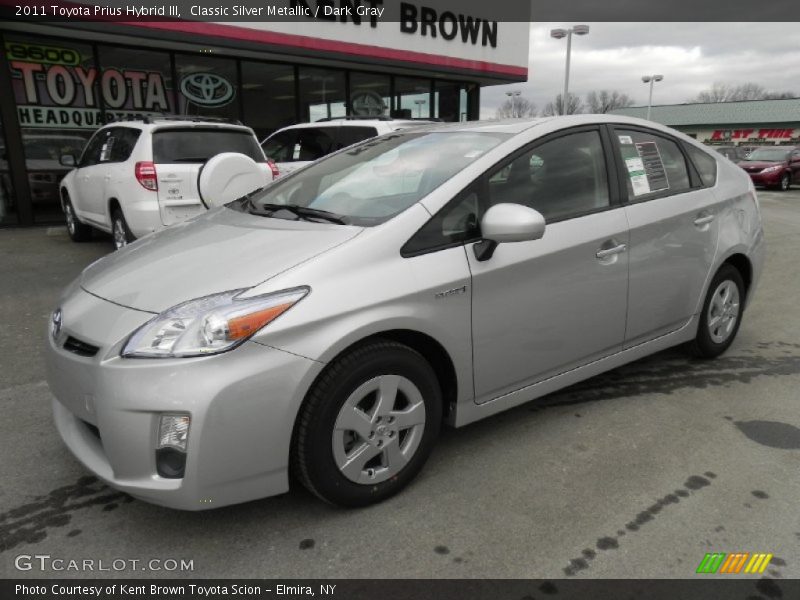 Classic Silver Metallic / Dark Gray 2011 Toyota Prius Hybrid III