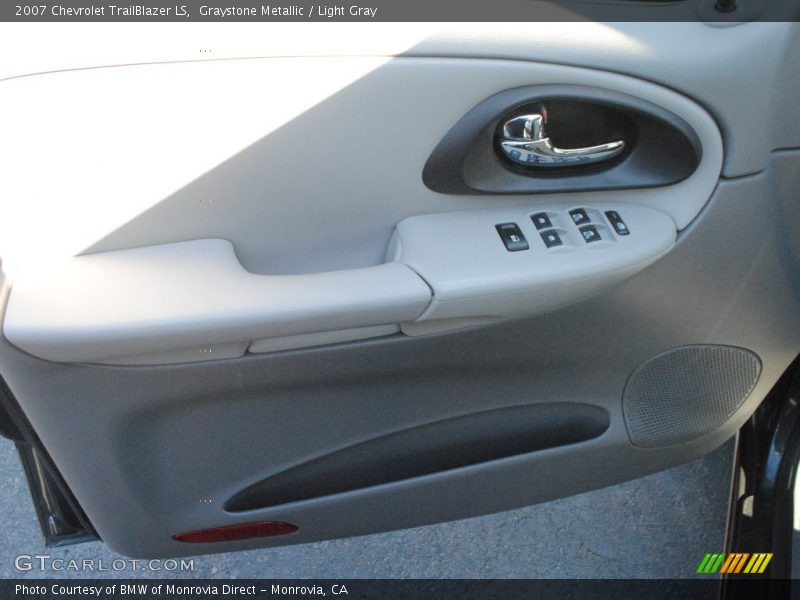 Graystone Metallic / Light Gray 2007 Chevrolet TrailBlazer LS