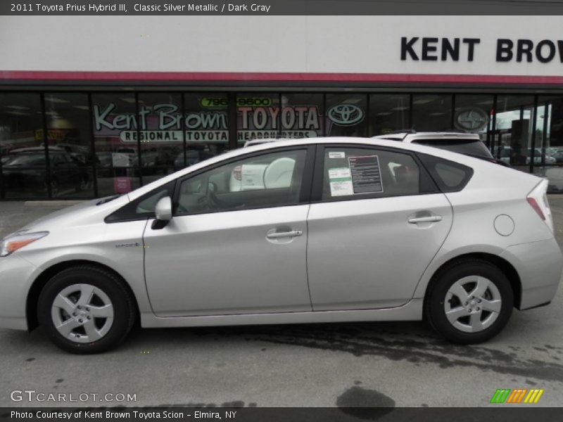 Classic Silver Metallic / Dark Gray 2011 Toyota Prius Hybrid III