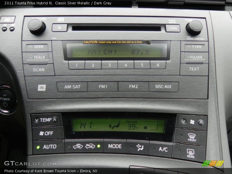 Classic Silver Metallic / Dark Gray 2011 Toyota Prius Hybrid III