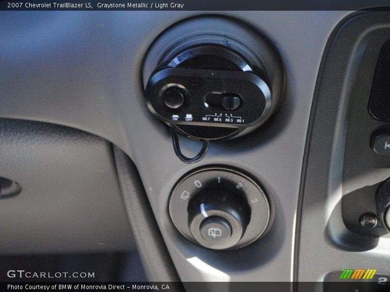 Graystone Metallic / Light Gray 2007 Chevrolet TrailBlazer LS