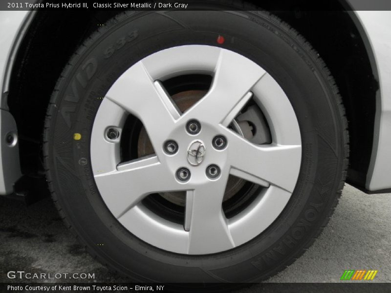 Classic Silver Metallic / Dark Gray 2011 Toyota Prius Hybrid III