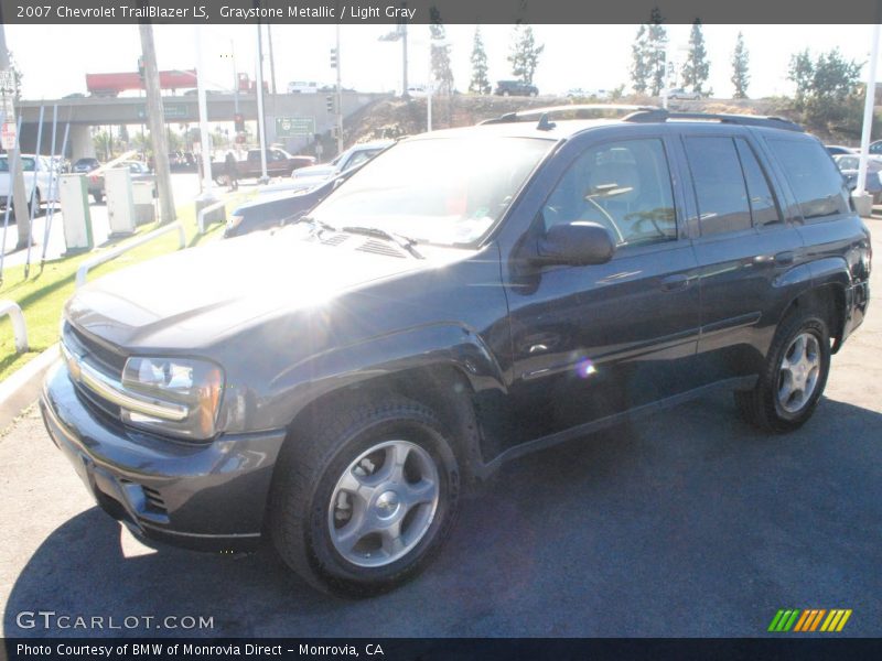 Graystone Metallic / Light Gray 2007 Chevrolet TrailBlazer LS
