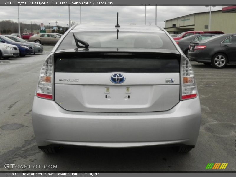 Classic Silver Metallic / Dark Gray 2011 Toyota Prius Hybrid III