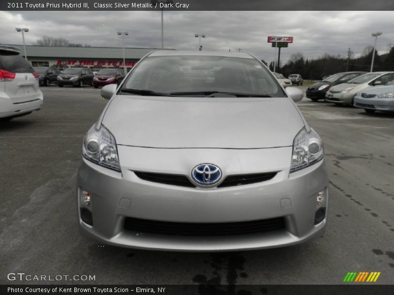 Classic Silver Metallic / Dark Gray 2011 Toyota Prius Hybrid III