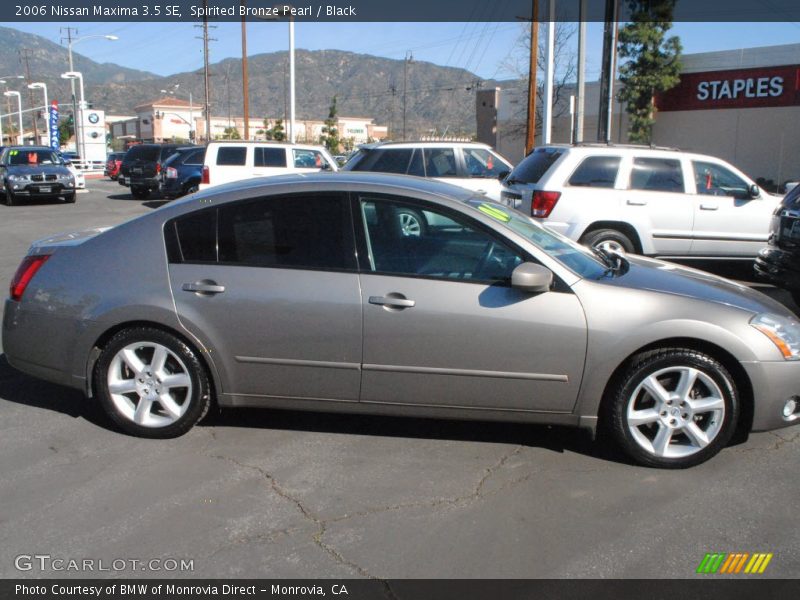 Spirited Bronze Pearl / Black 2006 Nissan Maxima 3.5 SE