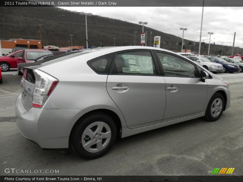 Classic Silver Metallic / Dark Gray 2011 Toyota Prius Hybrid III