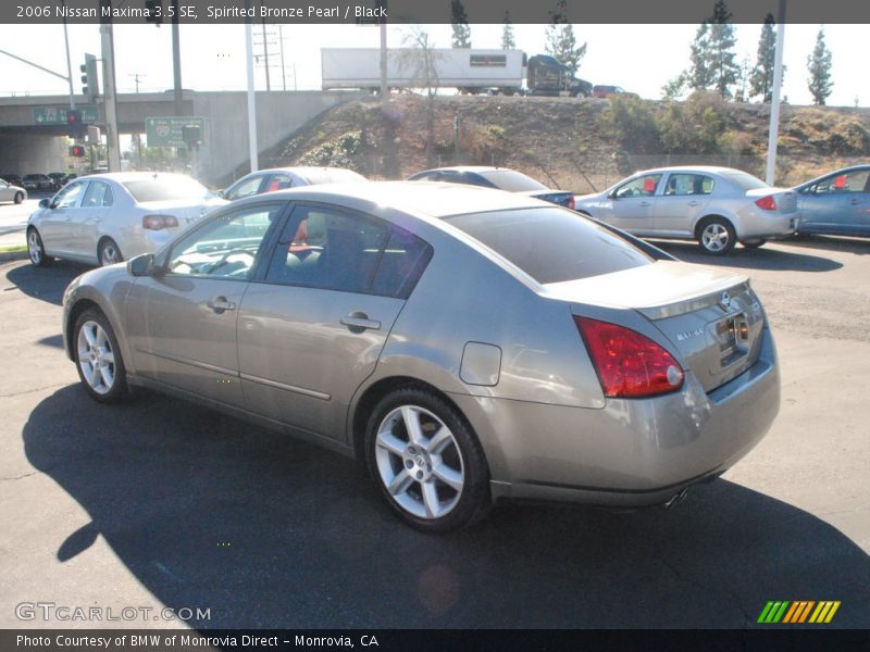 Spirited Bronze Pearl / Black 2006 Nissan Maxima 3.5 SE