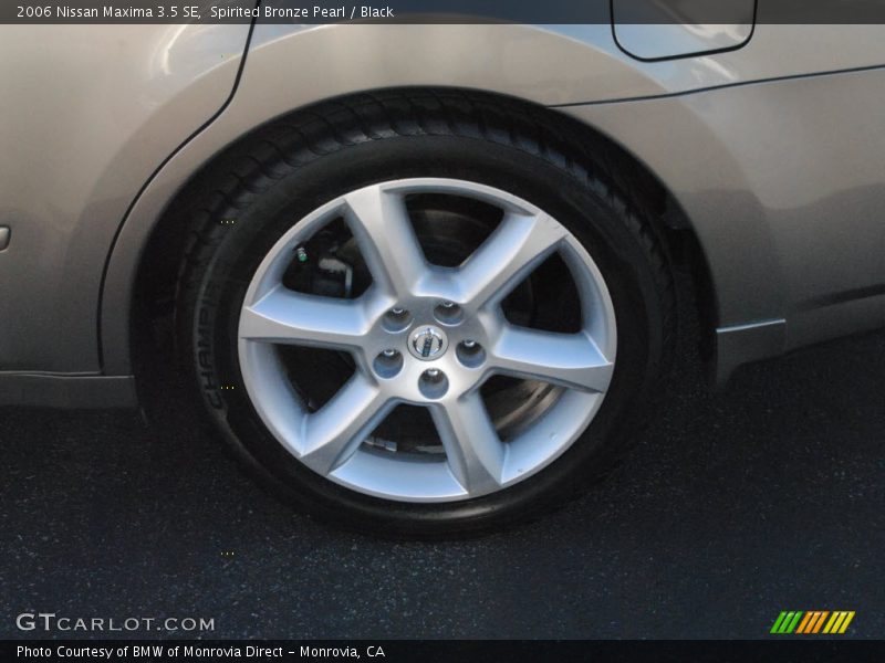 Spirited Bronze Pearl / Black 2006 Nissan Maxima 3.5 SE