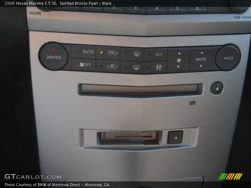 Spirited Bronze Pearl / Black 2006 Nissan Maxima 3.5 SE