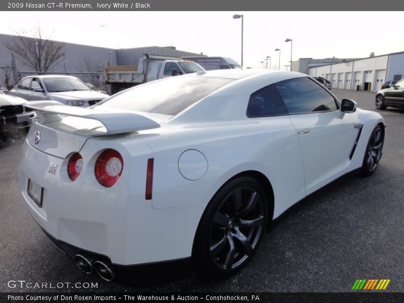 Ivory White / Black 2009 Nissan GT-R Premium