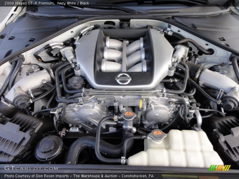  2009 GT-R Premium Engine - 3.8 Liter Twin-Turbocharged DOHC 24-Valve CVTCS V6 (VR38DETT)