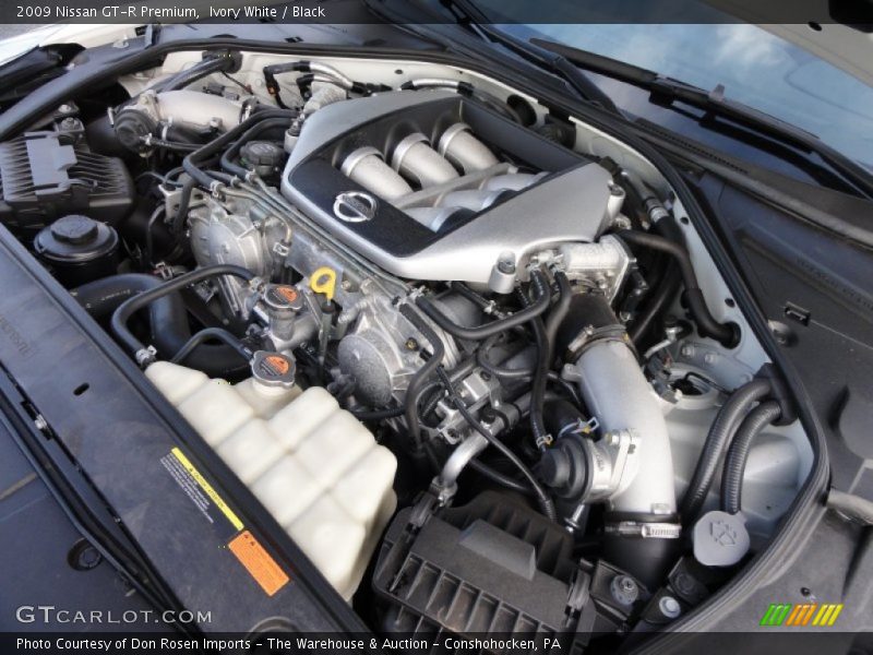  2009 GT-R Premium Engine - 3.8 Liter Twin-Turbocharged DOHC 24-Valve CVTCS V6 (VR38DETT)