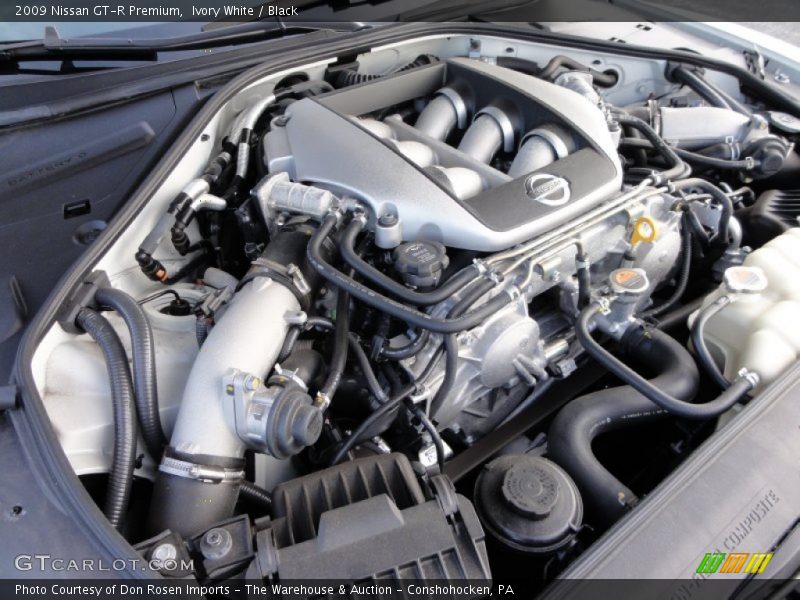  2009 GT-R Premium Engine - 3.8 Liter Twin-Turbocharged DOHC 24-Valve CVTCS V6 (VR38DETT)