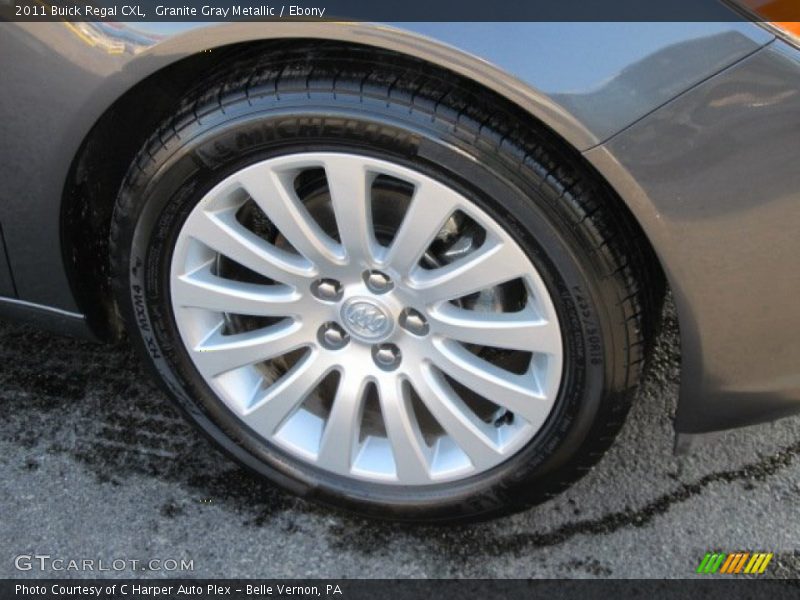 Granite Gray Metallic / Ebony 2011 Buick Regal CXL