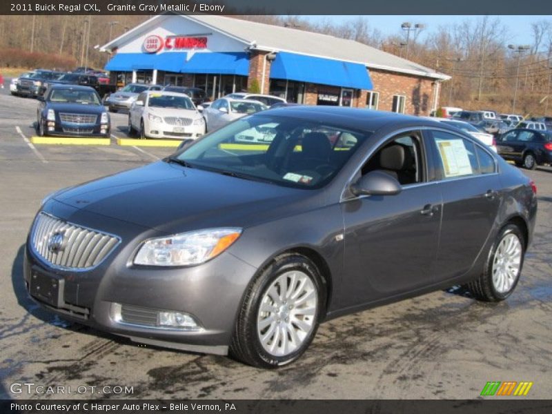 Granite Gray Metallic / Ebony 2011 Buick Regal CXL