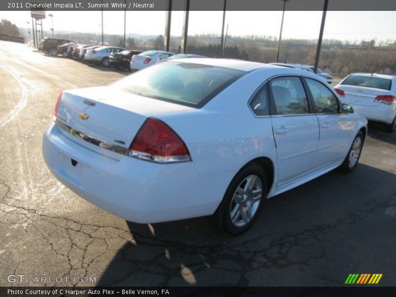 Summit White / Neutral 2011 Chevrolet Impala LT