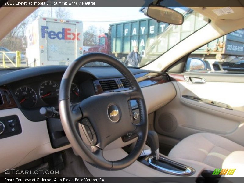 Summit White / Neutral 2011 Chevrolet Impala LT