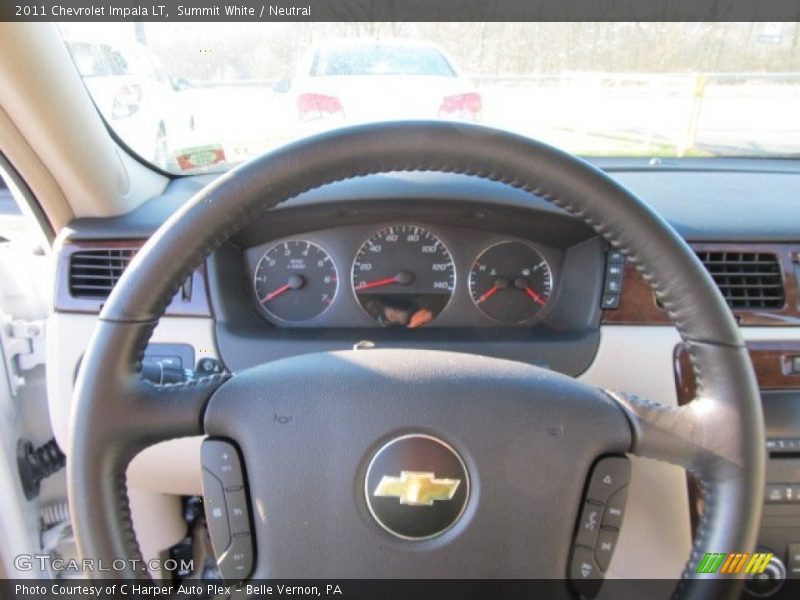 Summit White / Neutral 2011 Chevrolet Impala LT