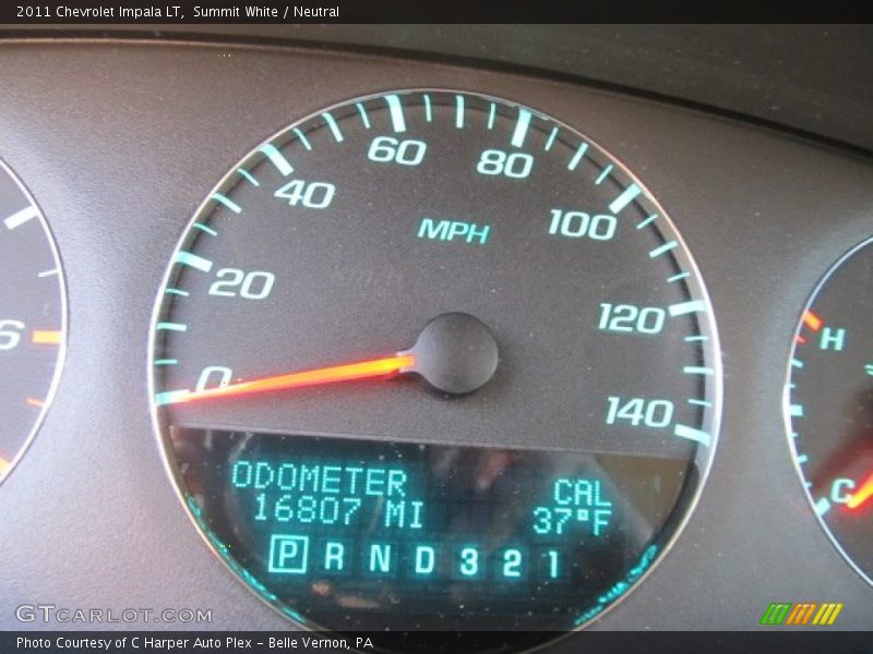 Summit White / Neutral 2011 Chevrolet Impala LT