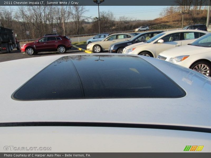 Summit White / Gray 2011 Chevrolet Impala LT