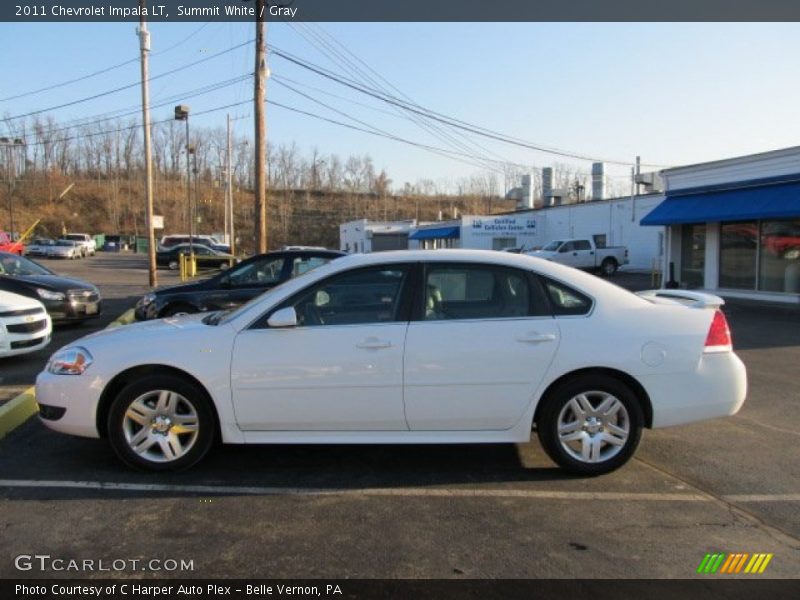 Summit White / Gray 2011 Chevrolet Impala LT