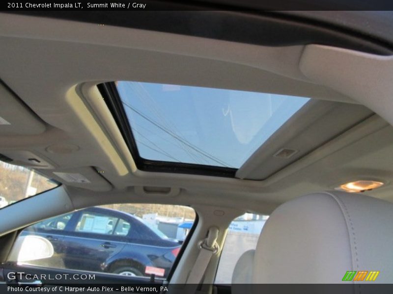 Summit White / Gray 2011 Chevrolet Impala LT