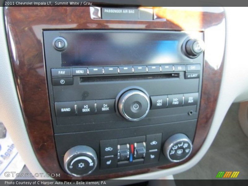Summit White / Gray 2011 Chevrolet Impala LT