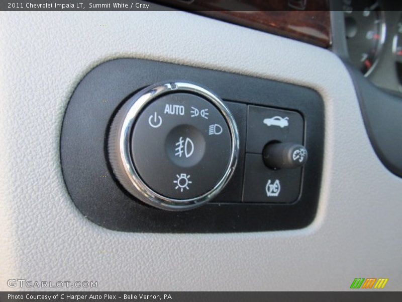 Summit White / Gray 2011 Chevrolet Impala LT