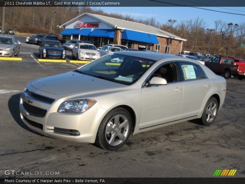 Gold Mist Metallic / Cocoa/Cashmere 2011 Chevrolet Malibu LT