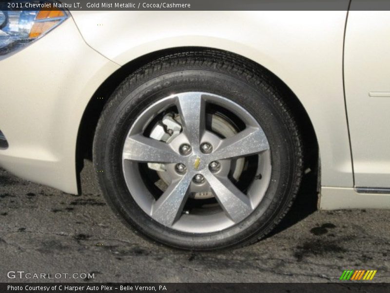 Gold Mist Metallic / Cocoa/Cashmere 2011 Chevrolet Malibu LT
