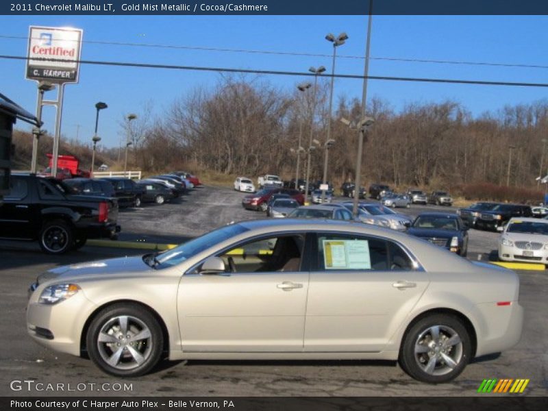 Gold Mist Metallic / Cocoa/Cashmere 2011 Chevrolet Malibu LT