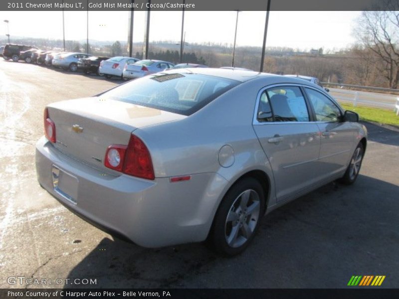 Gold Mist Metallic / Cocoa/Cashmere 2011 Chevrolet Malibu LT