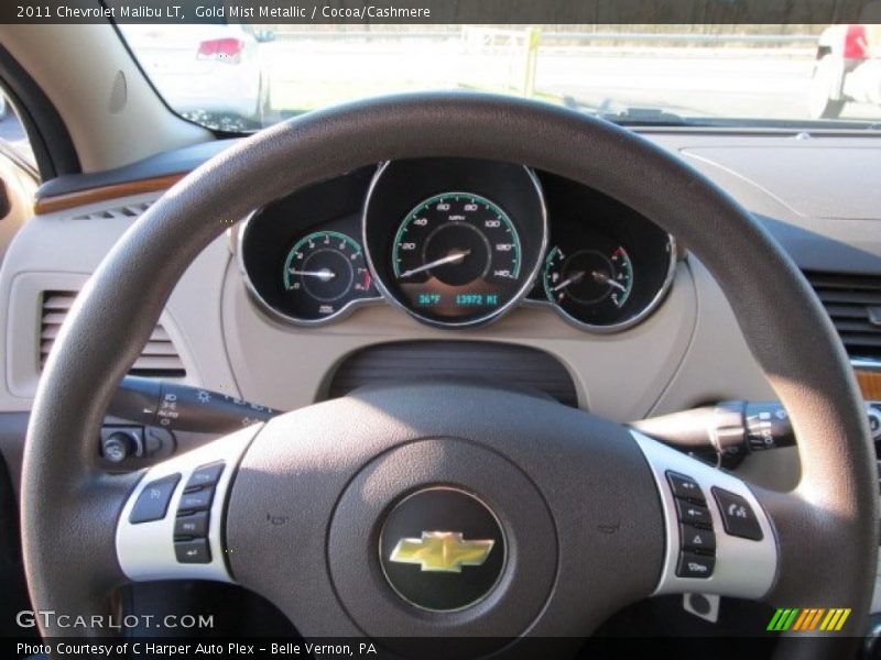 Gold Mist Metallic / Cocoa/Cashmere 2011 Chevrolet Malibu LT