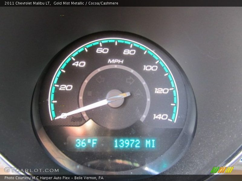Gold Mist Metallic / Cocoa/Cashmere 2011 Chevrolet Malibu LT