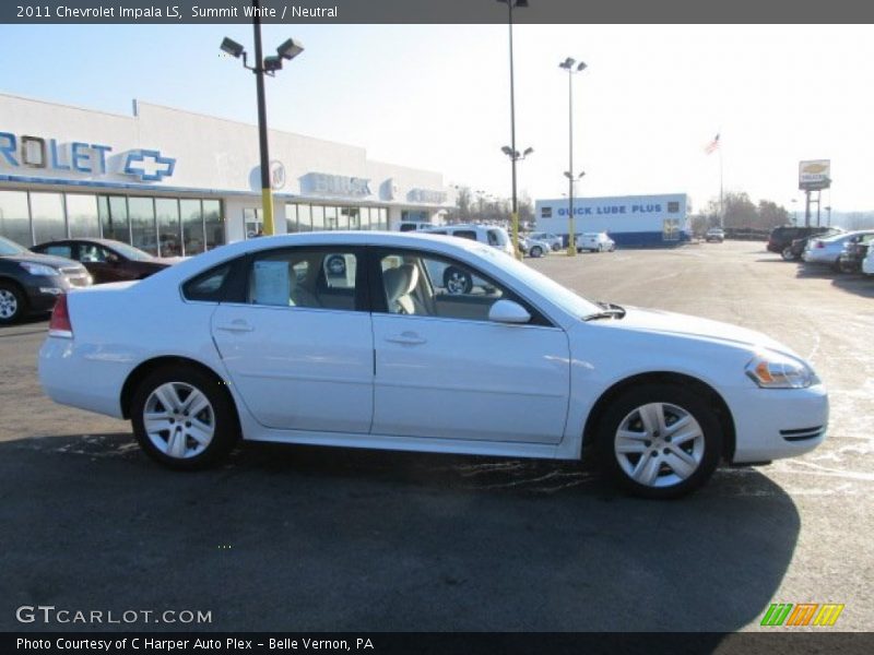 Summit White / Neutral 2011 Chevrolet Impala LS