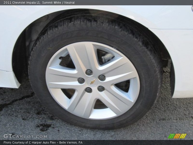 Summit White / Neutral 2011 Chevrolet Impala LS