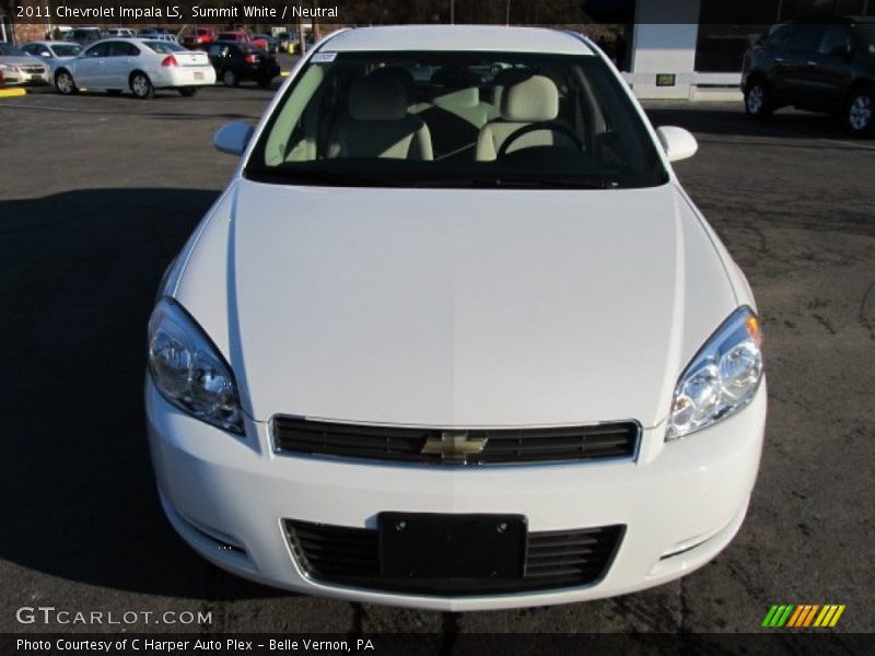 Summit White / Neutral 2011 Chevrolet Impala LS