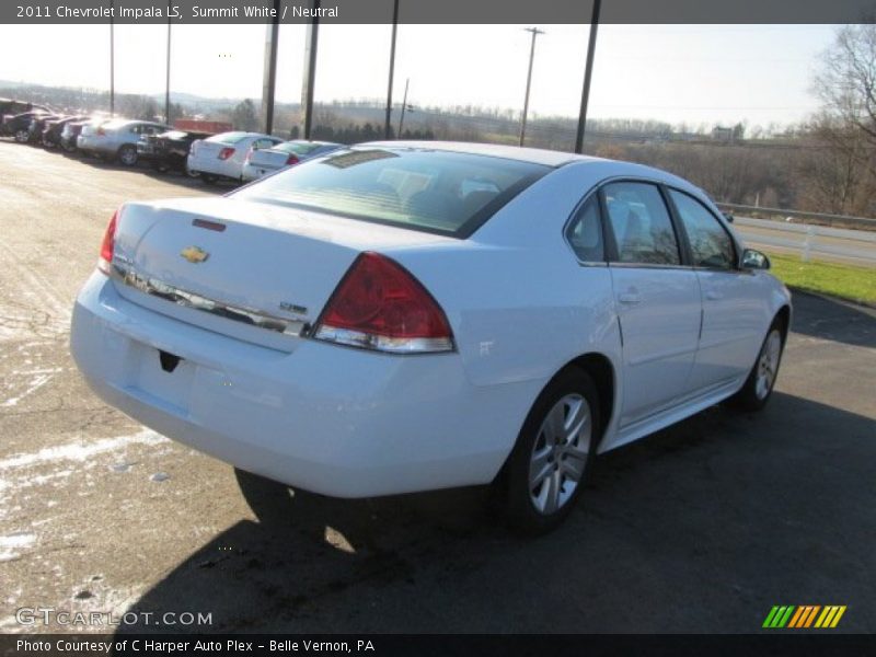 Summit White / Neutral 2011 Chevrolet Impala LS
