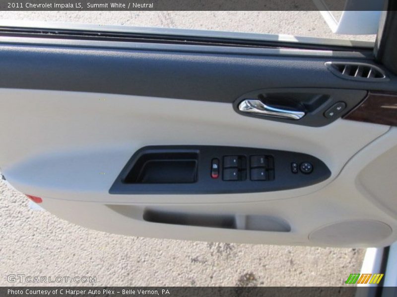Summit White / Neutral 2011 Chevrolet Impala LS