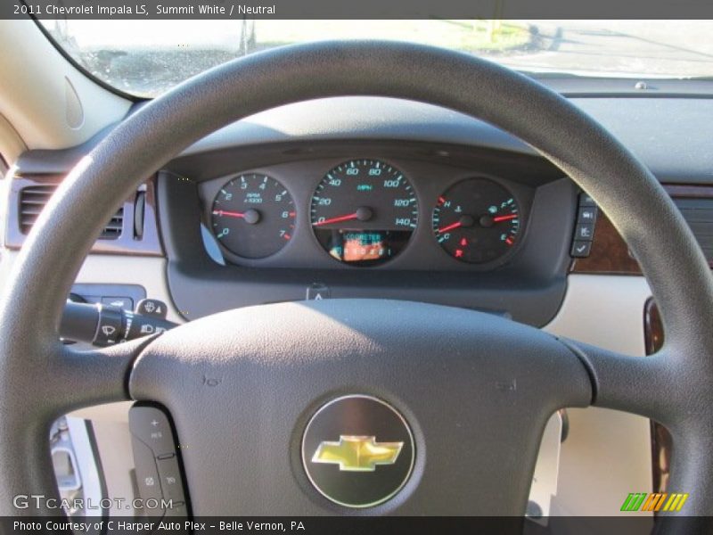 Summit White / Neutral 2011 Chevrolet Impala LS