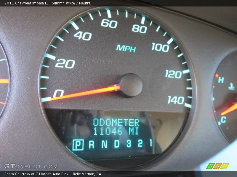 Summit White / Neutral 2011 Chevrolet Impala LS